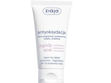 Jagody Acai krem na dzień ochronno-łagodzący SPF10 50ml For Sale